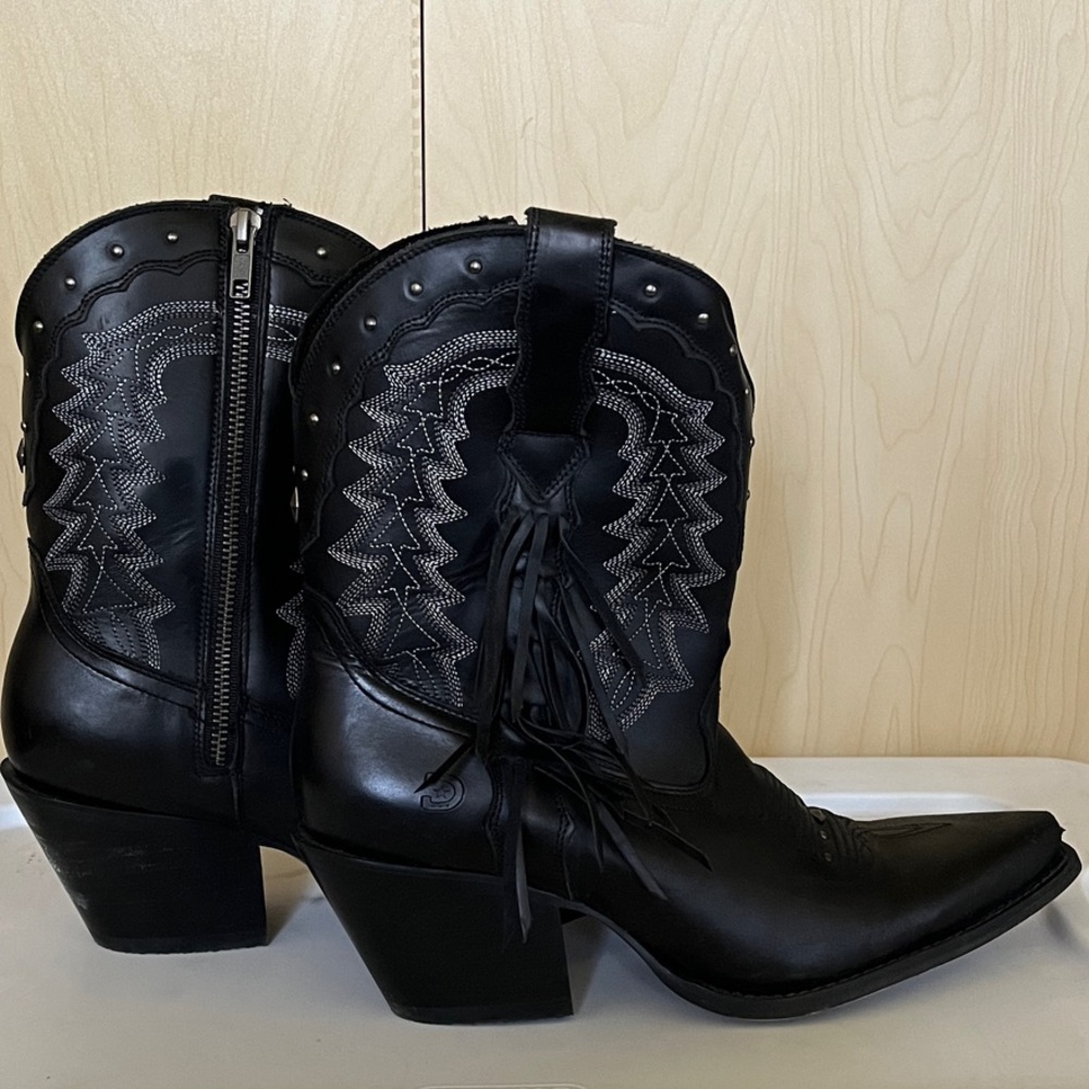 Durango Black Short Boots